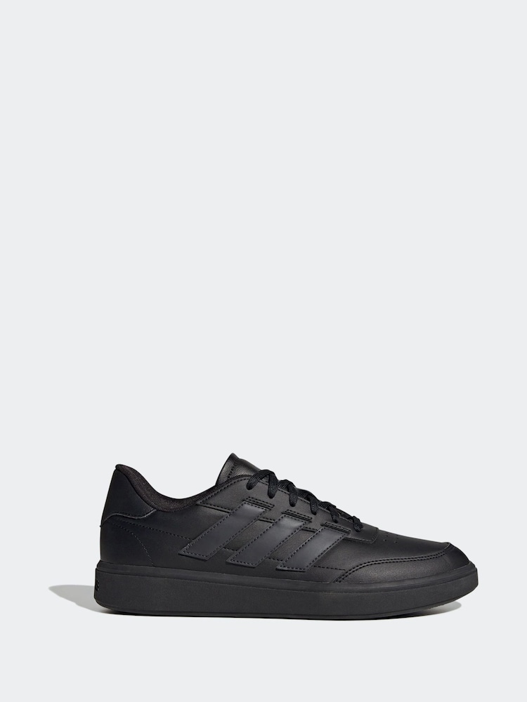 adidas Black Courtblock Trainers - Image 1 of 8