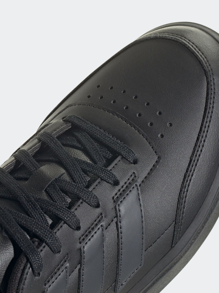 adidas Black Courtblock Trainers - Image 7 of 8