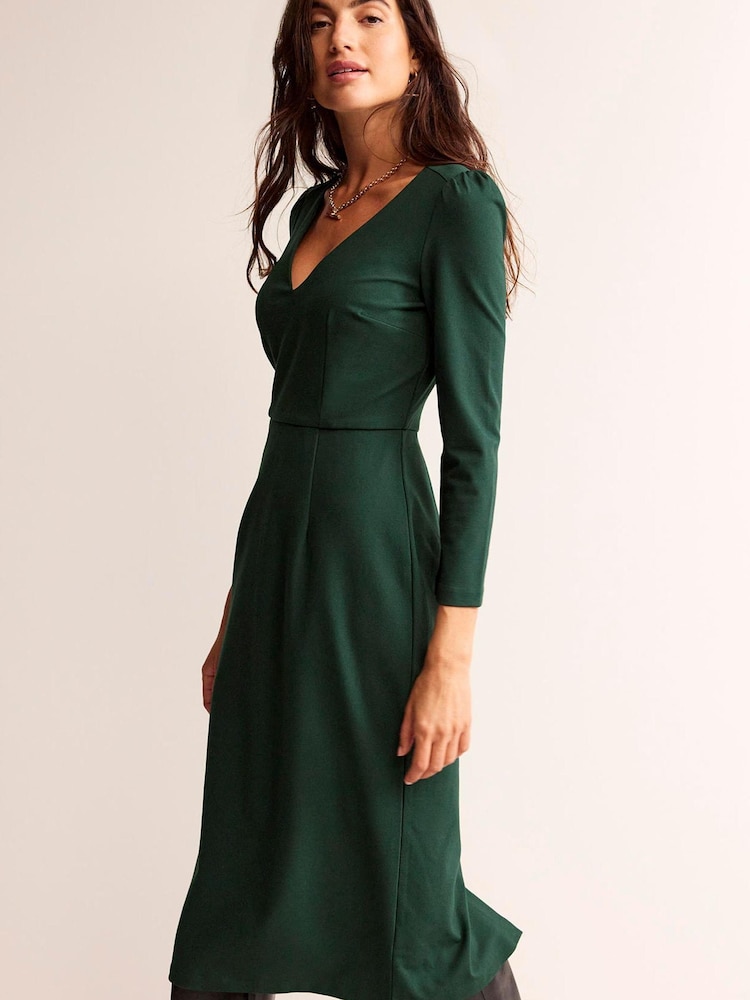 Boden Green Petite Bethany Jersey Midi Dress - Image 1 of 5