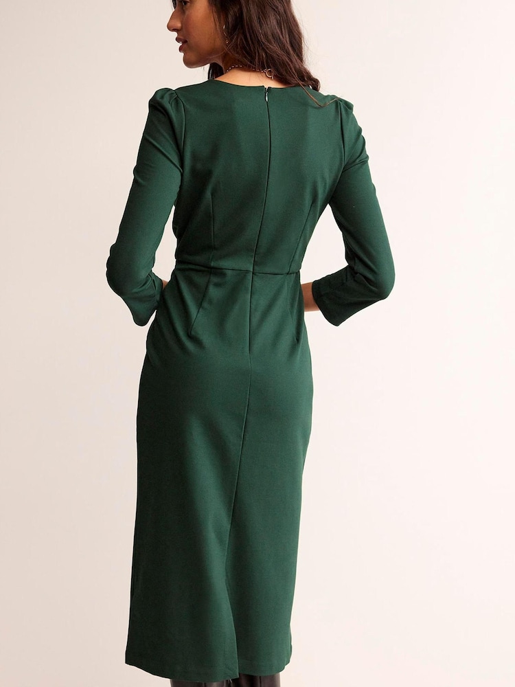 Boden Green Petite Bethany Jersey Midi Dress - Image 2 of 5