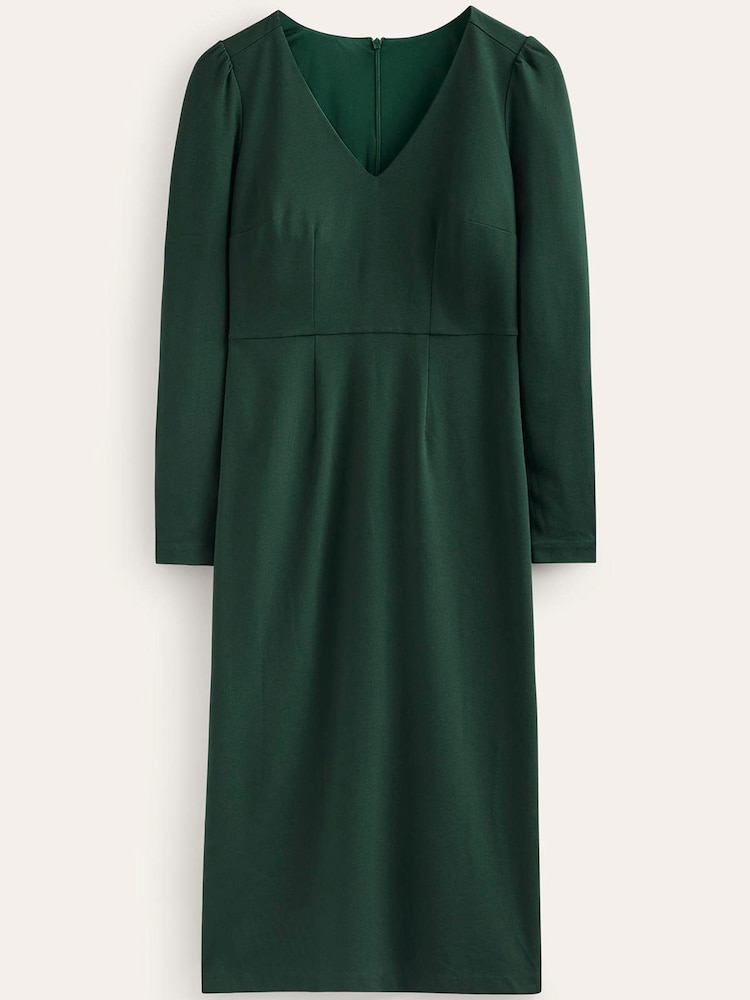 Boden Green Petite Bethany Jersey Midi Dress - Image 5 of 5