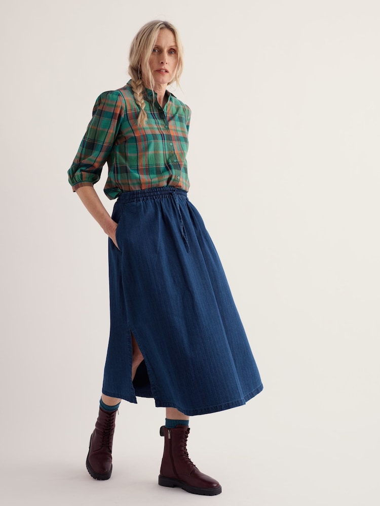 Seasalt Cornwall Green Hope Cottage Blouse II - Image 1 of 5