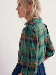 Seasalt Cornwall Green Hope Cottage Blouse II - Image 3 of 5