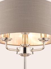 Laura Ashley Charcoal Sorrento Table Lamp - Image 4 of 5