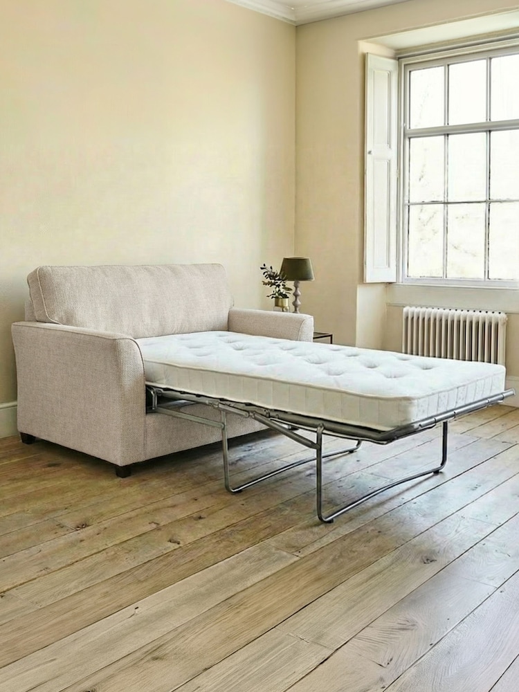 Willow & Hall Stone Cream Elmley Sofa Bed - Image 5 of 5 Willow & Hall Stone Cream Elmley Sofa Bed - Image 5 of 5
