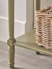 Pacific Olive Pine Wood Large Console Table - Image 3 of 7