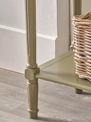 Pacific Olive Pine Wood Large Console Table - Image 5 of 7