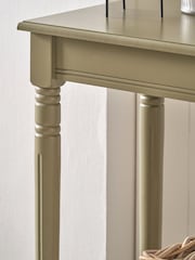 Pacific Olive Pine Wood Large Console Table - Image 6 of 7
