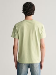 Limettengrün - GANT – T-Shirt mit 100 % Baumwolle und Shield-Logo - Bild 2 von 5
