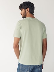 Limettengrün - GANT – T-Shirt mit 100 % Baumwolle und Shield-Logo - Bild 3 von 5
