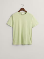Limettengrün - GANT – T-Shirt mit 100 % Baumwolle und Shield-Logo - Bild 5 von 5