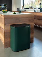 Brabantia Pine Green Bo Touch Double 30L Bin - Image 1 of 6