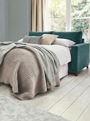Willow & Hall Ocean Teal Blue Somerton Sofa Bed - Image 4 of 5