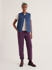 Seasalt Cornwall Purple Waterdance Trousers - Image 1 of 5