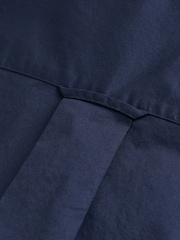 GANT Blue Regular Fit Poplin Short Sleeve 100% Cotton Shirt - Image 8 of 8