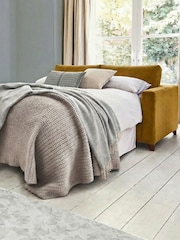 Willow & Hall Mustard Yellow Somerton Sofa Bed - Image 4 of 5