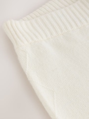 Ecru Knitted Wide Leg Joggers - Image 8 of 8