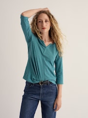 Seasalt Cornwall Green Carlyon Top - Image 1 of 5