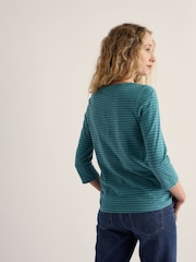 Seasalt Cornwall Green Carlyon Top - Image 2 of 5
