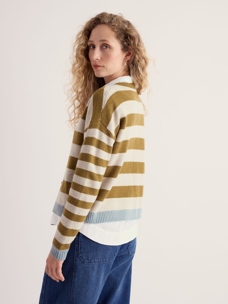 Seasalt Cornwall Green Pinwell Cardigan - Image 2 of 5