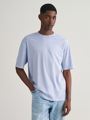 GANT Dark Blue Sunfaded Logo T-Shirt - Image 1 of 5