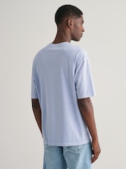 GANT Dark Blue Sunfaded Logo T-Shirt - Image 2 of 5