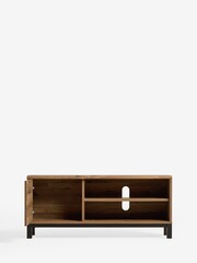 Dark Bronx Up to 50 inch Oak Effect TV Unit - Image 4 of 9