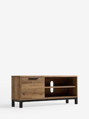 Dark Bronx Up to 50 inch Oak Effect TV Unit - Image 5 of 9
