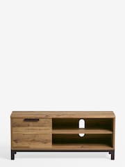 Dark Bronx Up to 50 inch Oak Effect TV Unit - Image 8 of 9