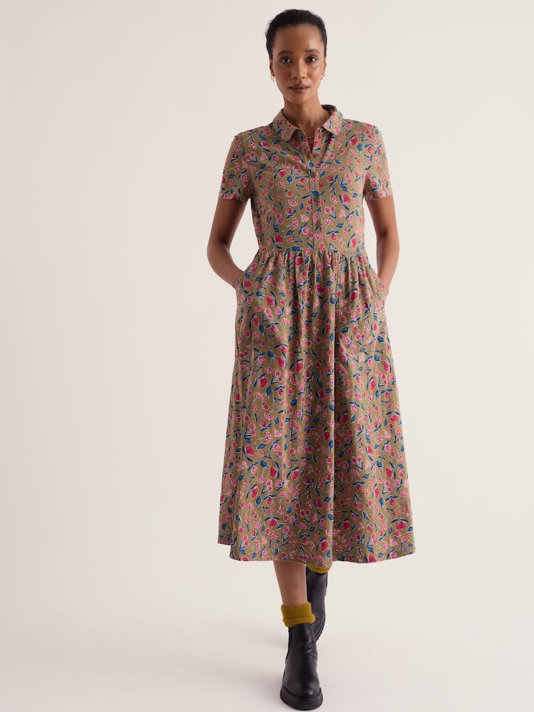Seasalt Cornwall Brown Mainland Dress - Image 1 of 5 Seasalt Cornwall Brown Mainland Dress - Image 1 of 5