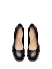 Clarks Black Patent Zoya85 Court Shoes - Image 4 of 5