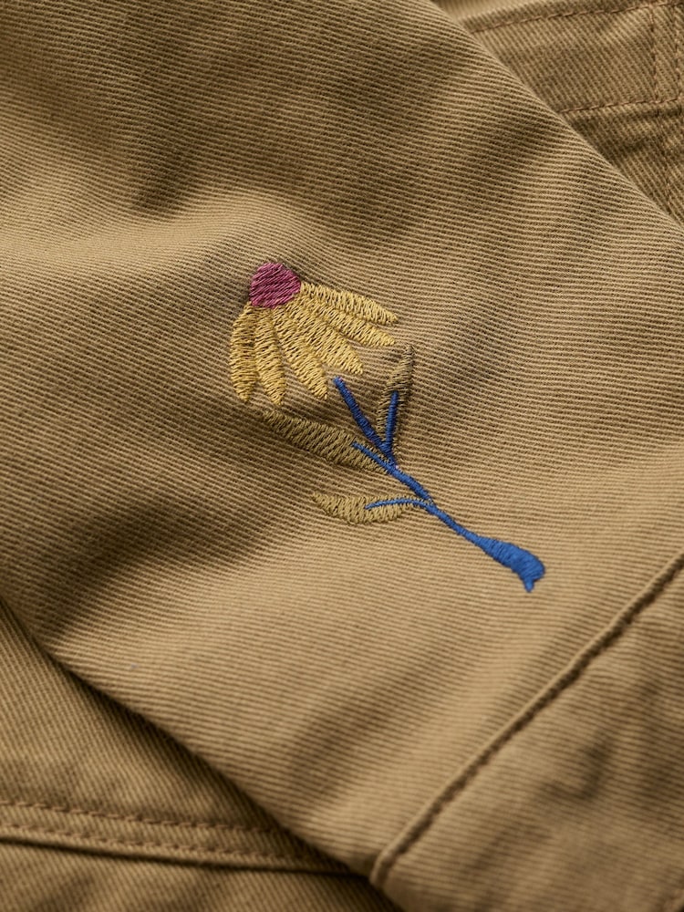 Seasalt Cornwall Green Porth Embroidered Jacket - Image 5 of 5 Seasalt Cornwall Green Porth Embroidered Jacket - Image 5 of 5
