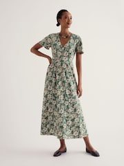 Seasalt Cornwall Green Chateaux Dress - Image 1 of 5