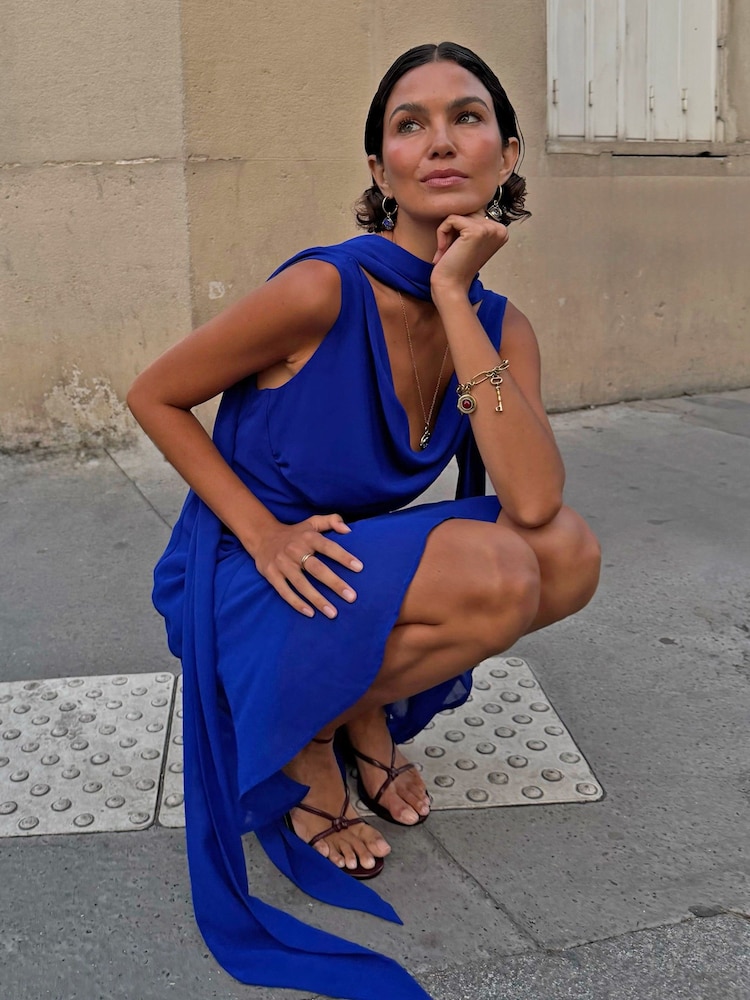 Never Fully Dressed Blue Mini Sophie Dress - Image 2 of 5