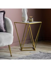 Gallery Home Gold Hayward Side Table - Image 1 of 3