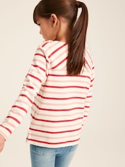 Joules Harbour Pink Striped Long Sleeve Jersey Top - Image 2 of 5