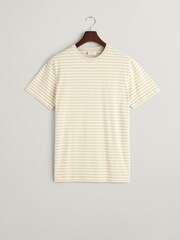 GANT Natural Striped 100% Cotton T-Shirt - Image 5 of 5