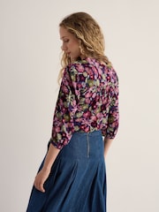 Seasalt Cornwall Pink Willow Path Top - Image 2 of 5