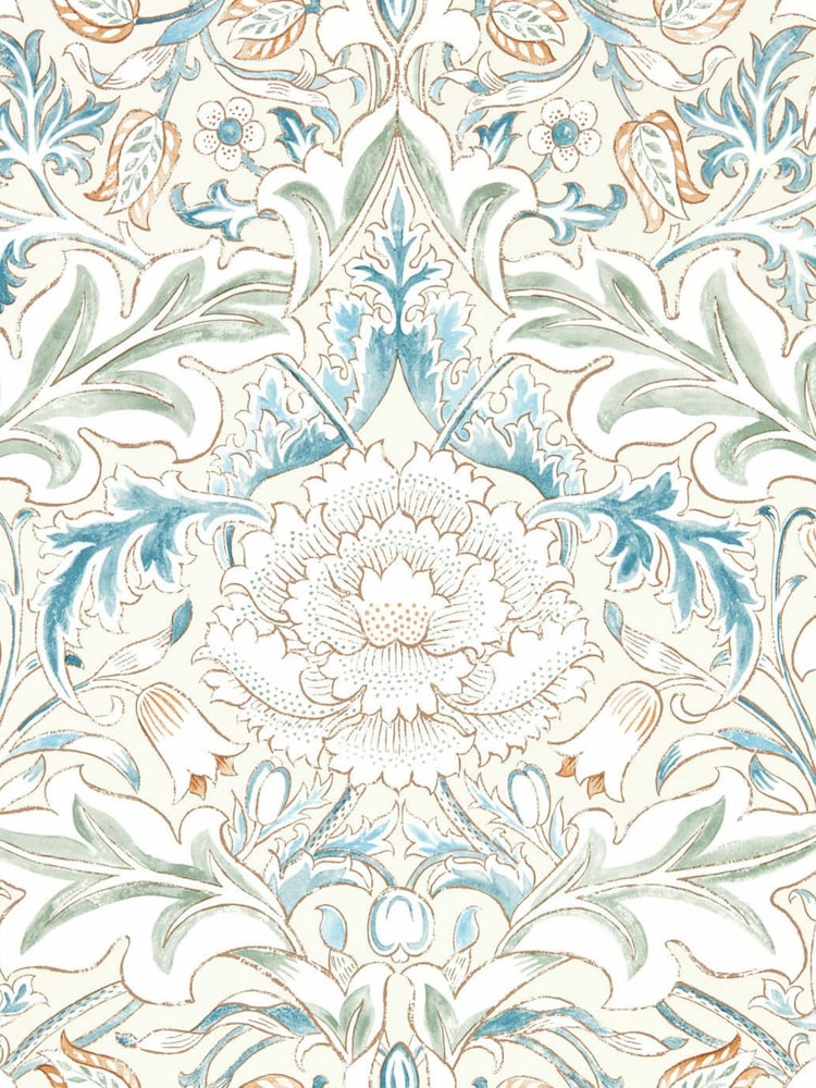 Morris & Co Green Simply Severn 10.05M Wallpaper - Image 2 of 2