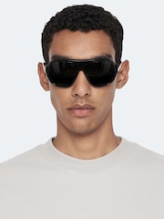 AllSaints Off-White Aston Crew Neck Sweat Top - Image 6 of 8