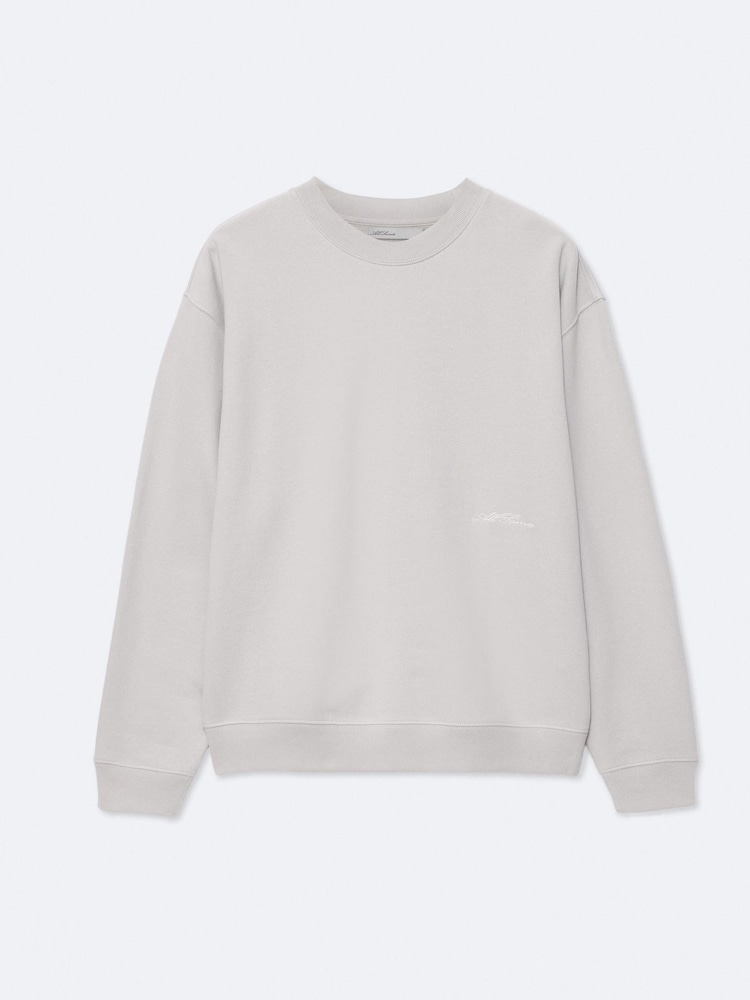 AllSaints Off-White Aston Crew Neck Sweat Top - Image 8 of 8 AllSaints Off-White Aston Crew Neck Sweat Top - Image 8 of 8