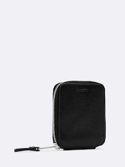 AllSaints Black Clymer Zip Wallet - Image 2 of 2