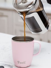 S’well Blush Pink 350ml Travel Mug with Handle - Image 4 of 4