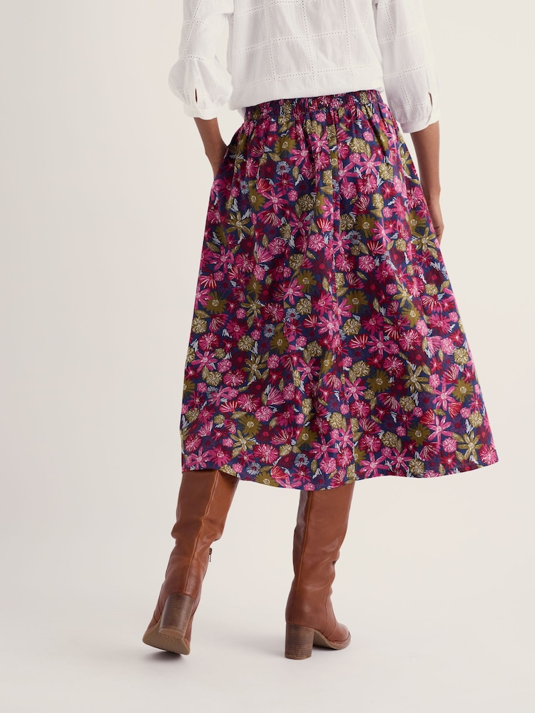 Seasalt Cornwall Pink Mevagissey Skirt - Image 2 of 5