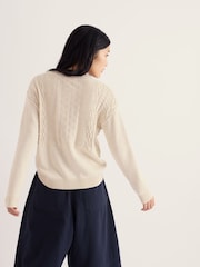טבעי - Seasalt Cornwall סוודר, דגם Applewood - תמונה 3 מתוך 5