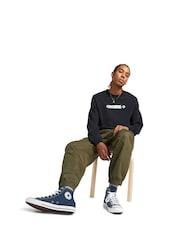 Converse Navy Chuck Taylor All Star High Trainers - Image 2 of 11