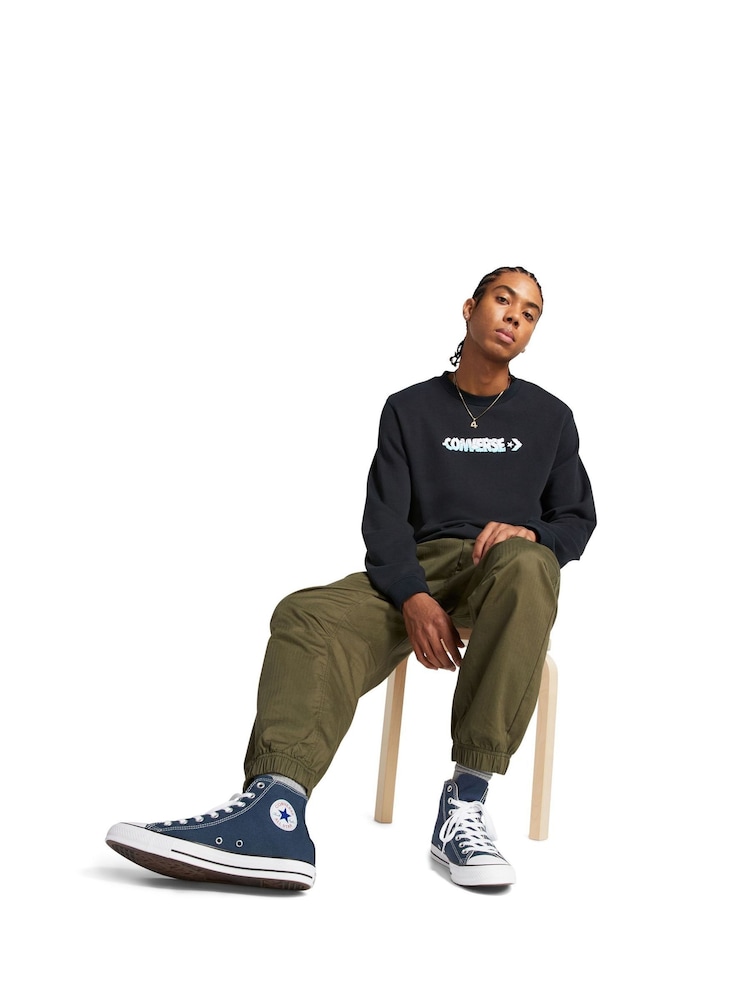 Converse Navy Chuck Taylor All Star High Trainers - Image 2 of 11