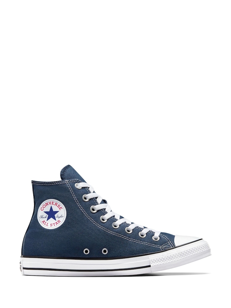 Converse Navy Chuck Taylor All Star High Trainers - Image 4 of 11