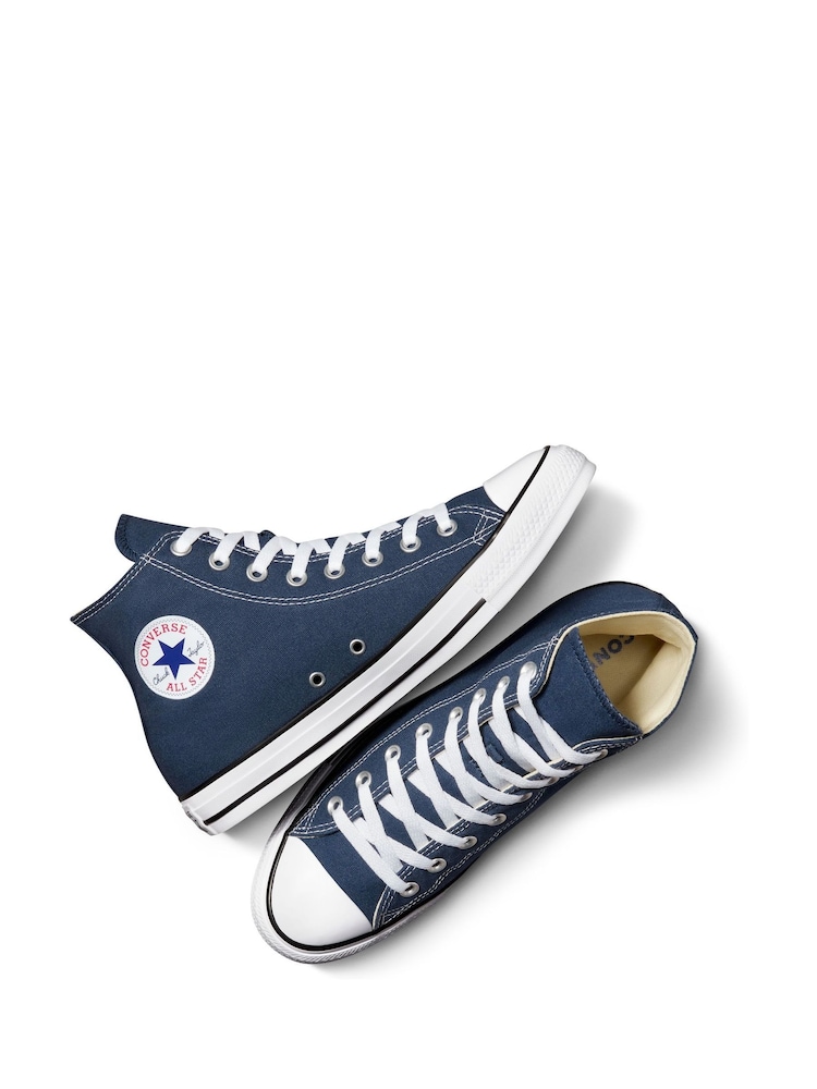 Converse Navy Chuck Taylor All Star High Trainers - Image 7 of 11