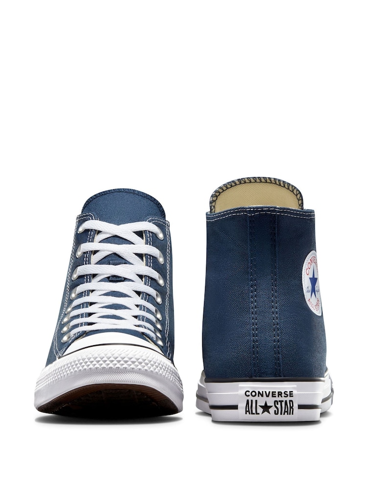 Converse Navy Chuck Taylor All Star High Trainers - Image 8 of 11